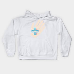 Medical and health-care logo design Kids Hoodie